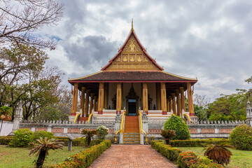 Naklejka premium temple in laos