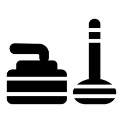 curling Solid icon