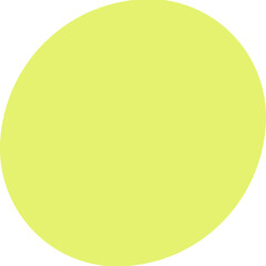 yellow ball isolated on white background