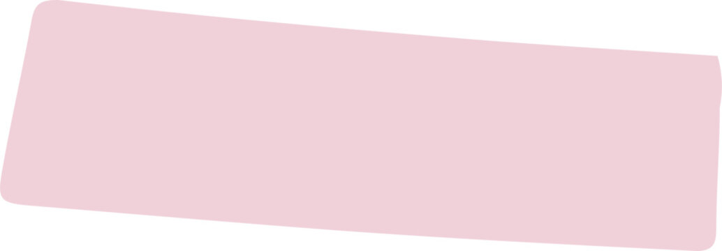 pink note paper isolated on white