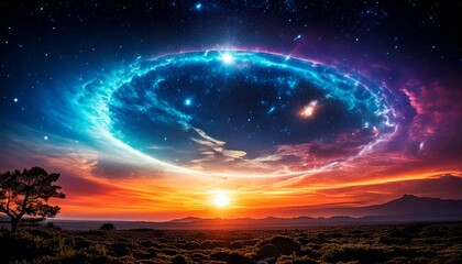 mirages fill the sky with bespoke halos that shimmer and pulse with color. 