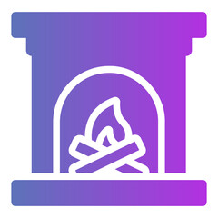fireplace Gradient icon