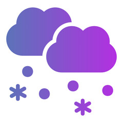 snowing Gradient icon