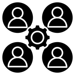 Teamwork  Icon Element For Design