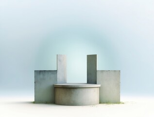 Minimalist Product Display Podium