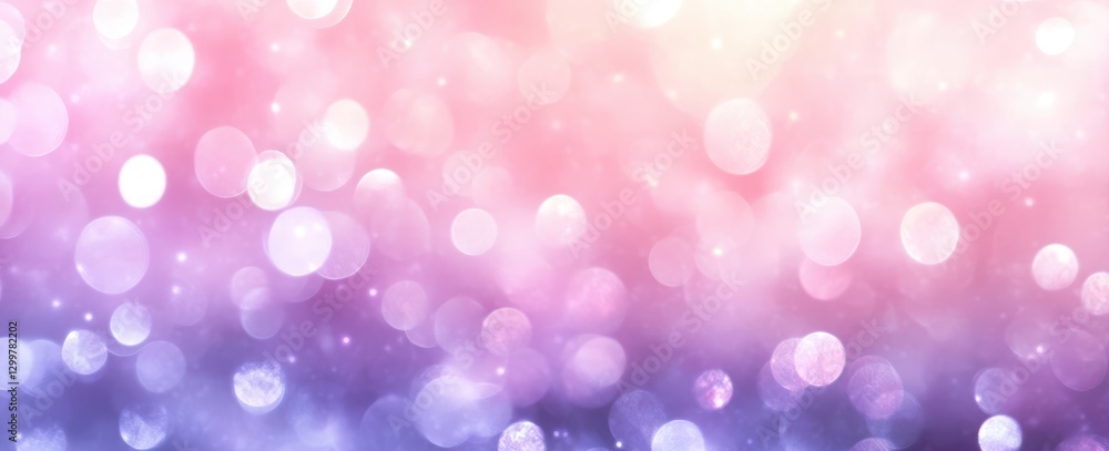Poster soft pastel background with dreamy light bokeh effect creating an ethereal atmosphere for creative p