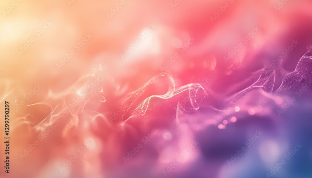 Poster abstract colorful background with smooth wave pattern and glowing texture