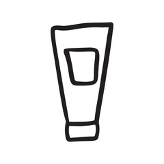 Skincare tube doodle - Cleancers Exfoliants Serums essences Toner moisturizers Sunscreen