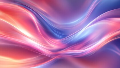 Fototapeta premium Abstract Colorful Waves with Glowing Light Effects