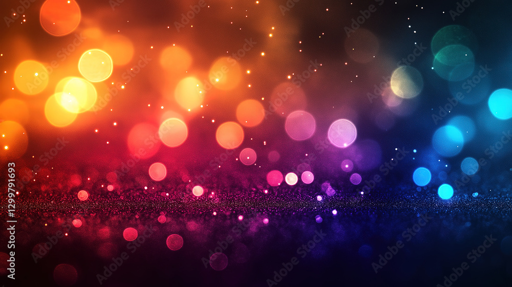 Poster abstract colorful light blur creating a dynamic and energetic visual for design and art