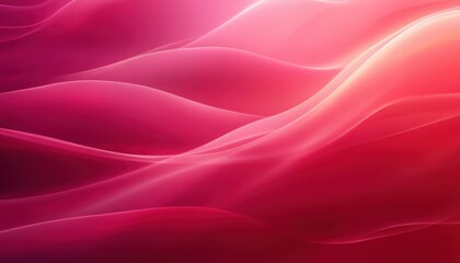 Obraz premium Abstract Pink and Red Wave Background