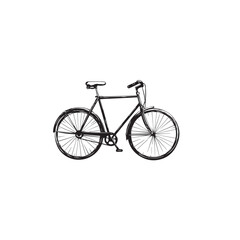 Fototapeta premium bicycle isolated on white background