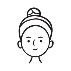 Face before after using skincare doodle