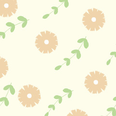 귀여운 벚꽃 , 봄 , 일러스트