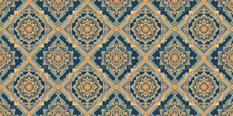 seamless pattern of thai style