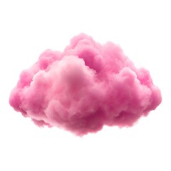 Fototapeta premium Sugar Pink Clouds in a Fantasy Sky A Soft and Dreamy Pastel Backdrop 