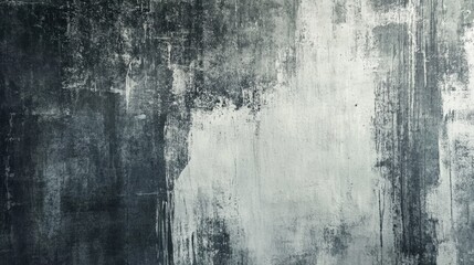 Textured Grunge Background with Abstract Gray and White Patterns