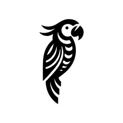 Parrot Silhouette Vector Design