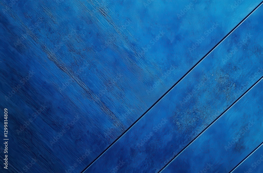 Poster vibrant blue textured background with diagonal lines and subtle variations in hue and shadow creatin