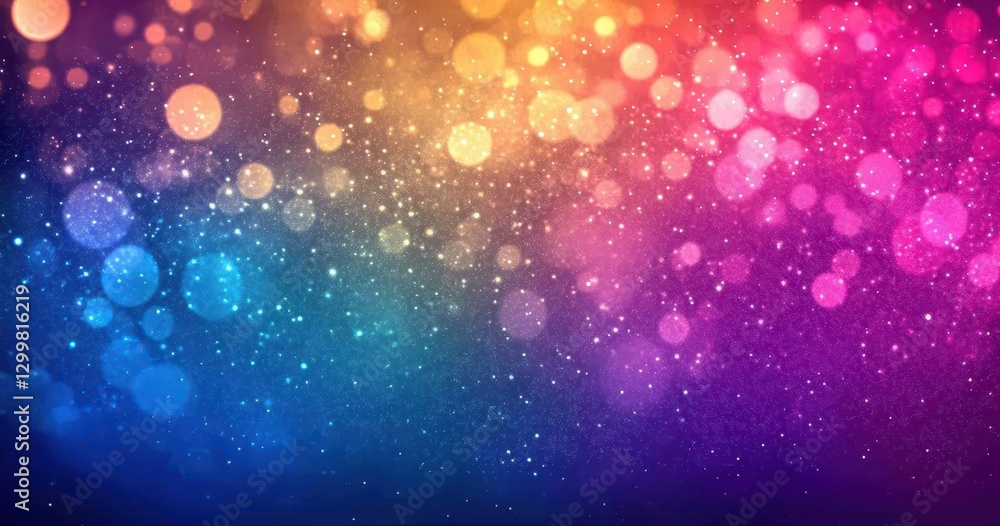 Poster vibrant colorful background with bright bokeh effects creating a dreamy atmosphere suitable for holi