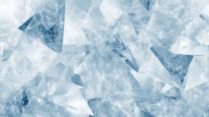 Obraz premium Macro Ice Reflections Creating Crystal Patterns
