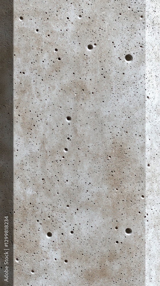 Poster concrete textures with pores and formwork marks modern architecture gray stone wall patterns
