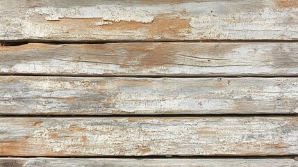 Naklejka premium Weathered Wooden Planks with Rustic Texture and Natural Grain Pattern