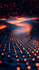 Obraz premium fractal burst background