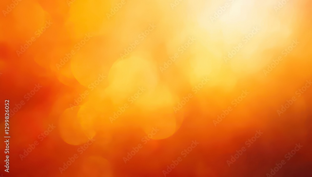 Poster warm and vibrant abstract background with soft bokeh effect and blurred orange and yellow tones idea