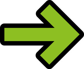 grüner Pfeil Icon