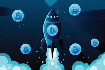 Generate a vibrant, futuristic illustration depicting interconnected cryptocurrency symbols (Bitcoin, Ethereum, etc.) forming a complex blockchain network.  Include glowing nodes and digital effects.