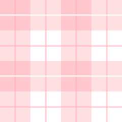 pink and white plaid