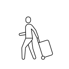 Fototapeta premium departure icon