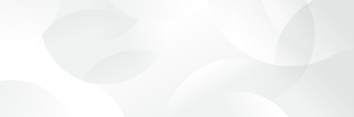 Abstract white Geometric banner design background.