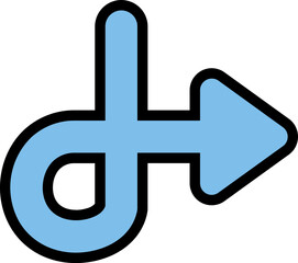 Fototapeta premium Pfeil-Icon