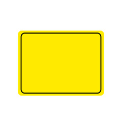 Blank Warning Sign Billboard Icon, Simple Icon Vector Design, best used for presentation, application, web and banner