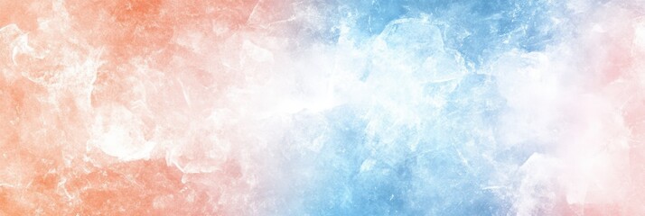 Fototapeta premium Abstract orange and blue watercolor texture for backgrounds and web design
