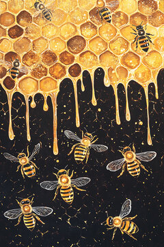 elicious honey food with high-definition pictures