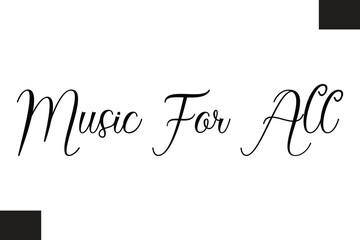  Music For All Music Quote Stylish Typography Text