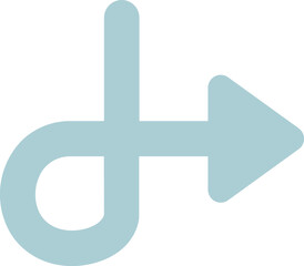 Obraz premium 파란색 화살표