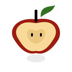 red apple cartoon character