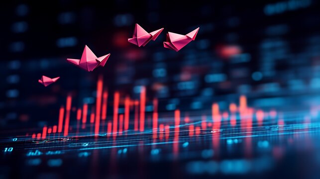 Origami Birds Rise Above Market Decline