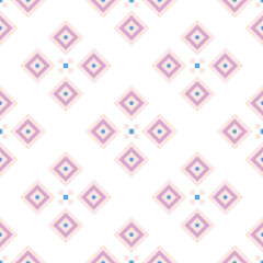 Cross Stitch embroidery seamless.Geometric pixel ethnic patterns. American, Mexican,African, mediterranean, nordic,Aztec style.Trendy folk art background design for products,fabric,print, decorate.