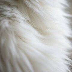 White Cat Fur Background
