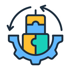 Obraz premium Reconstruction Icon