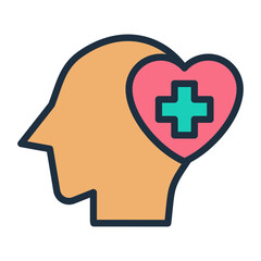 Mental Health Support Icon