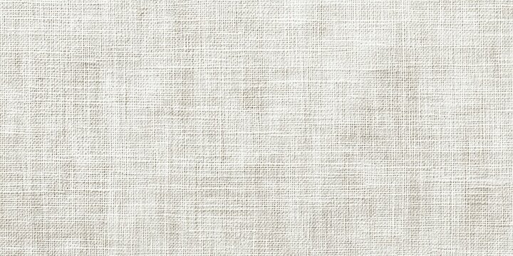 Close up photograph shows woven linen cloth material texture