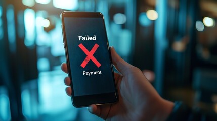 Payment Failure Notification on Mobile Device
