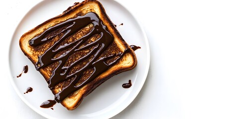 Fototapeta premium chocolate cake on a plate