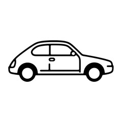car icon isolated PNG transparent